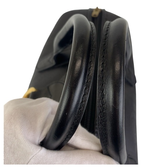 Dior Dior Vintage Trotter Black PVC Handbag Canvas Handbag - Picture 5 of 9